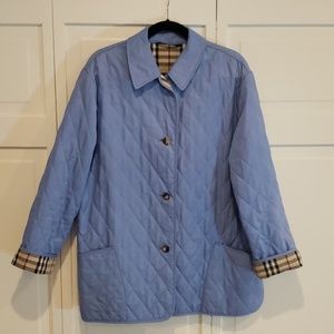 Burberry Quilted Coat (blue)